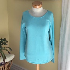 Palette Turquoise Sweater size M. Acrylic sweater New With Tags.